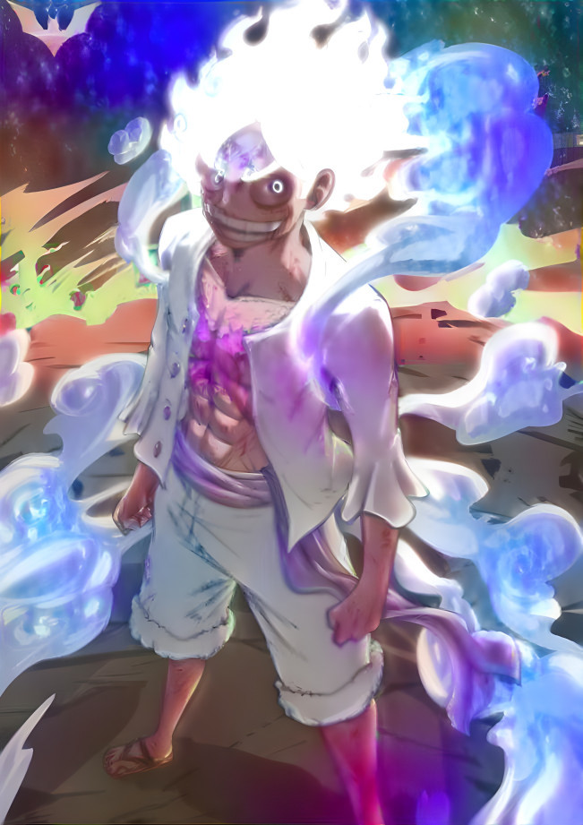 Ultra Instinct Gear 5 Luffy 