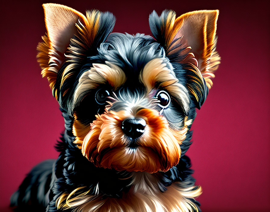 Cute yorkshire terrier 