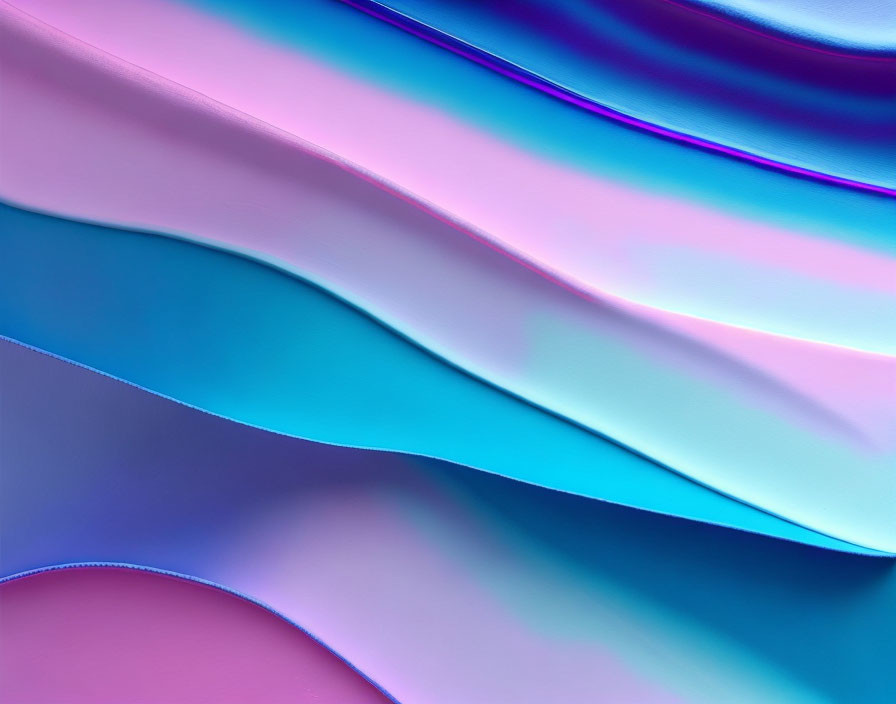 Purple, Blue, and Pink Gradient Abstract Wavy Background