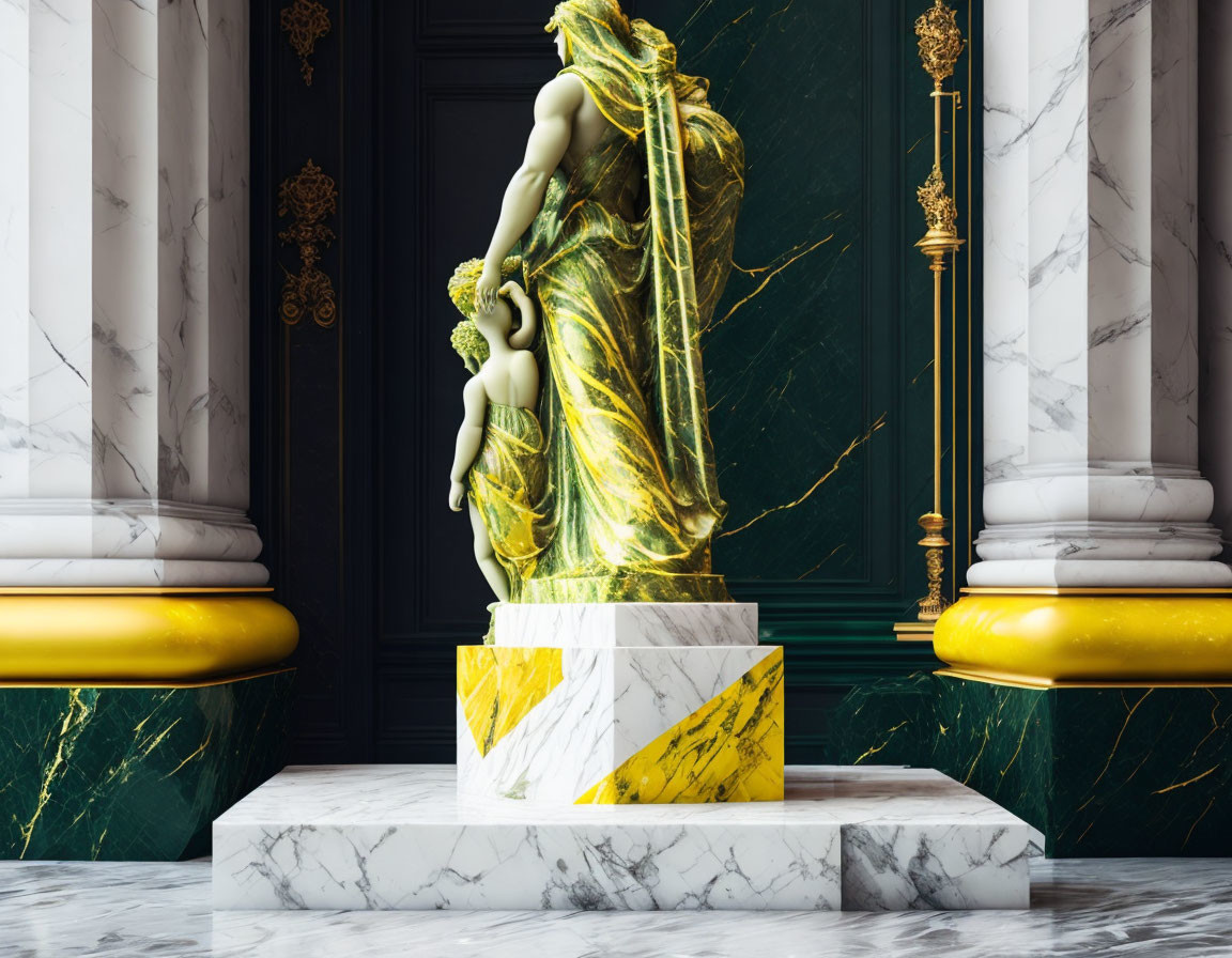 Marble statue