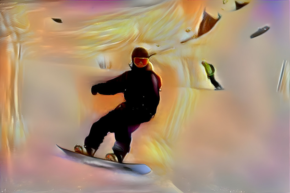 Snowboarder （me）