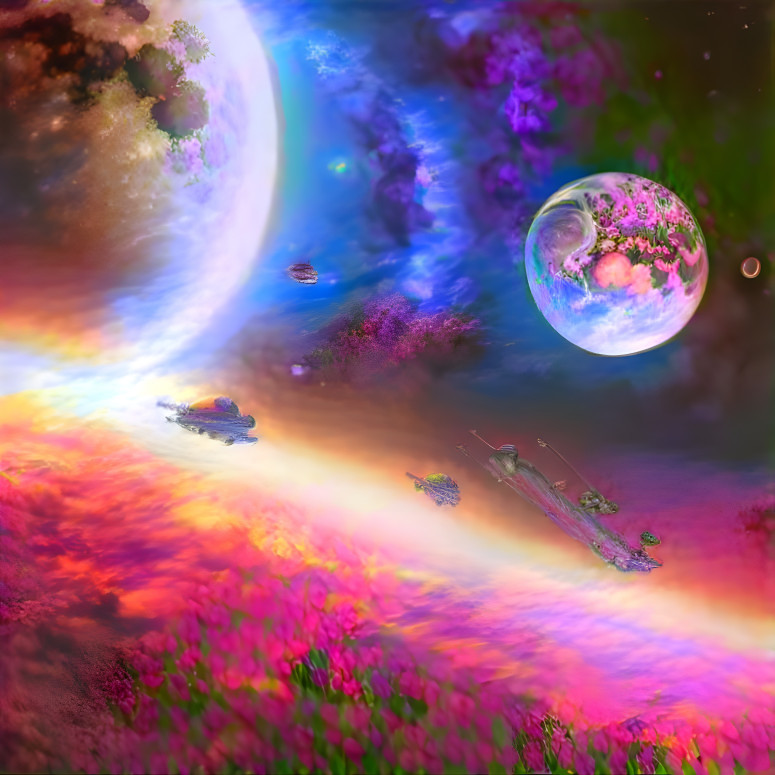 Flowers and Space