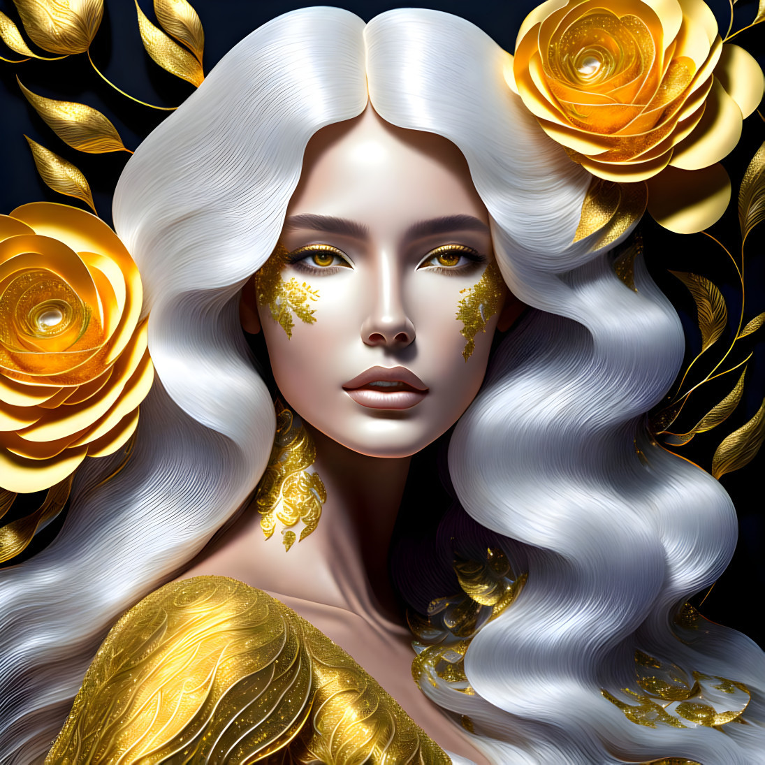 Queen of yellow roses