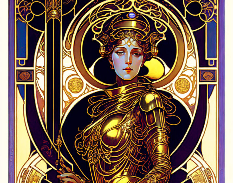 Art nouveau C3PO