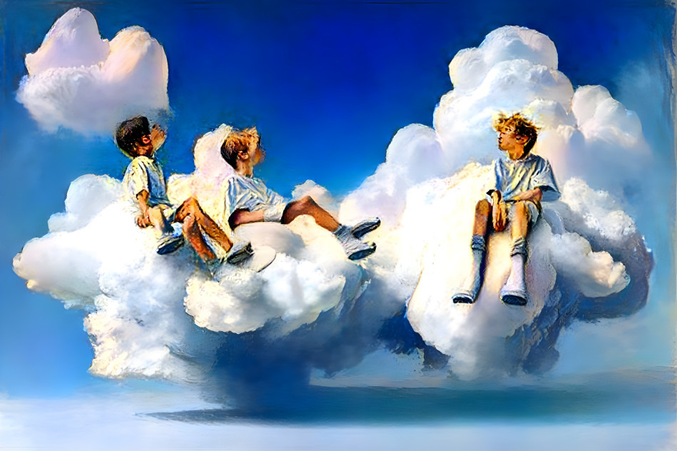 Boys on the clouds