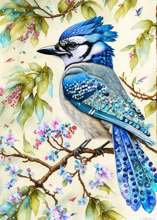 Royal blue jay