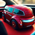 Red and Black Spider-Man Inspired Toy Car with Ambient Light