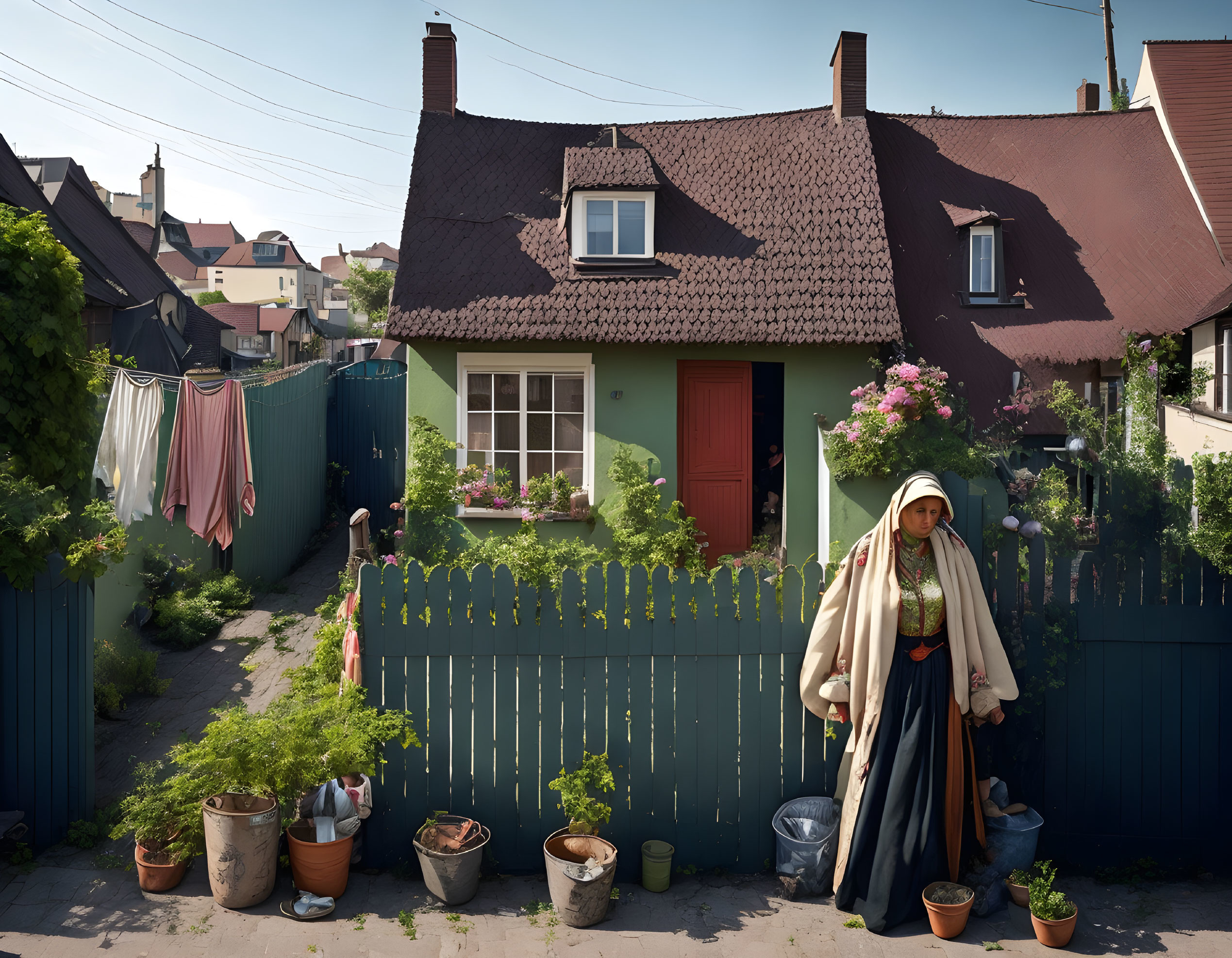 small house with garden