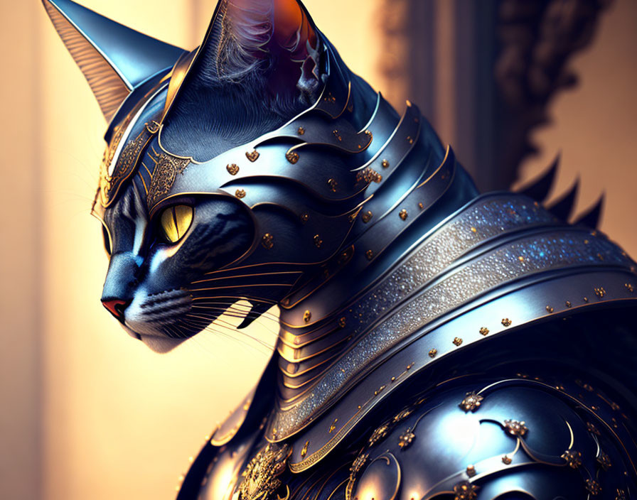 cat in armor