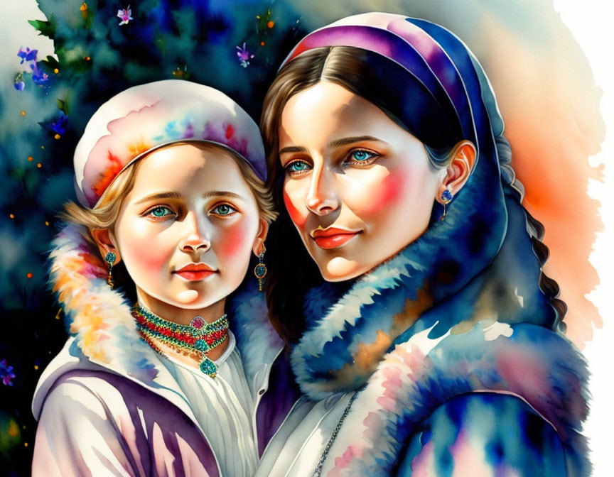 a ukrainian mother with her daughter