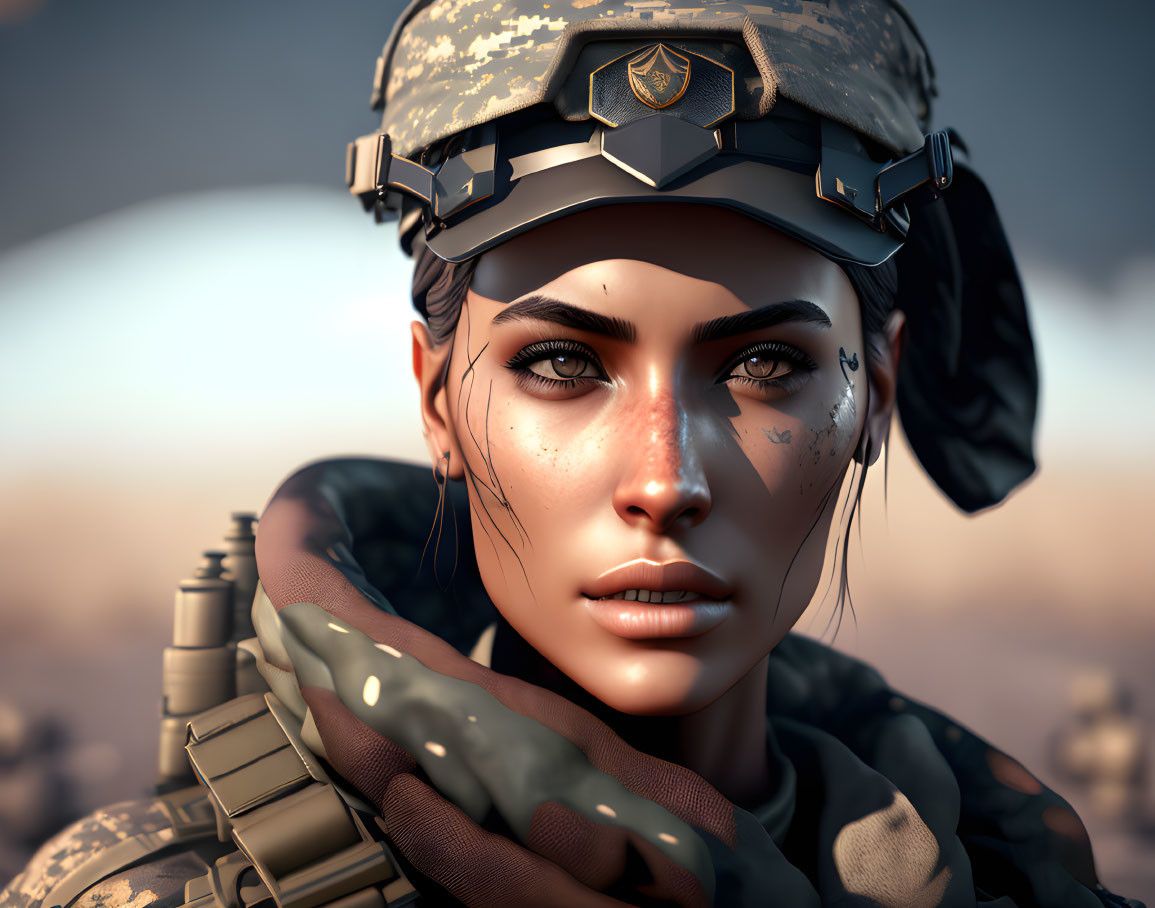 female soldier