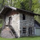 Tranquil Stone Cottage Surrounded by Trees