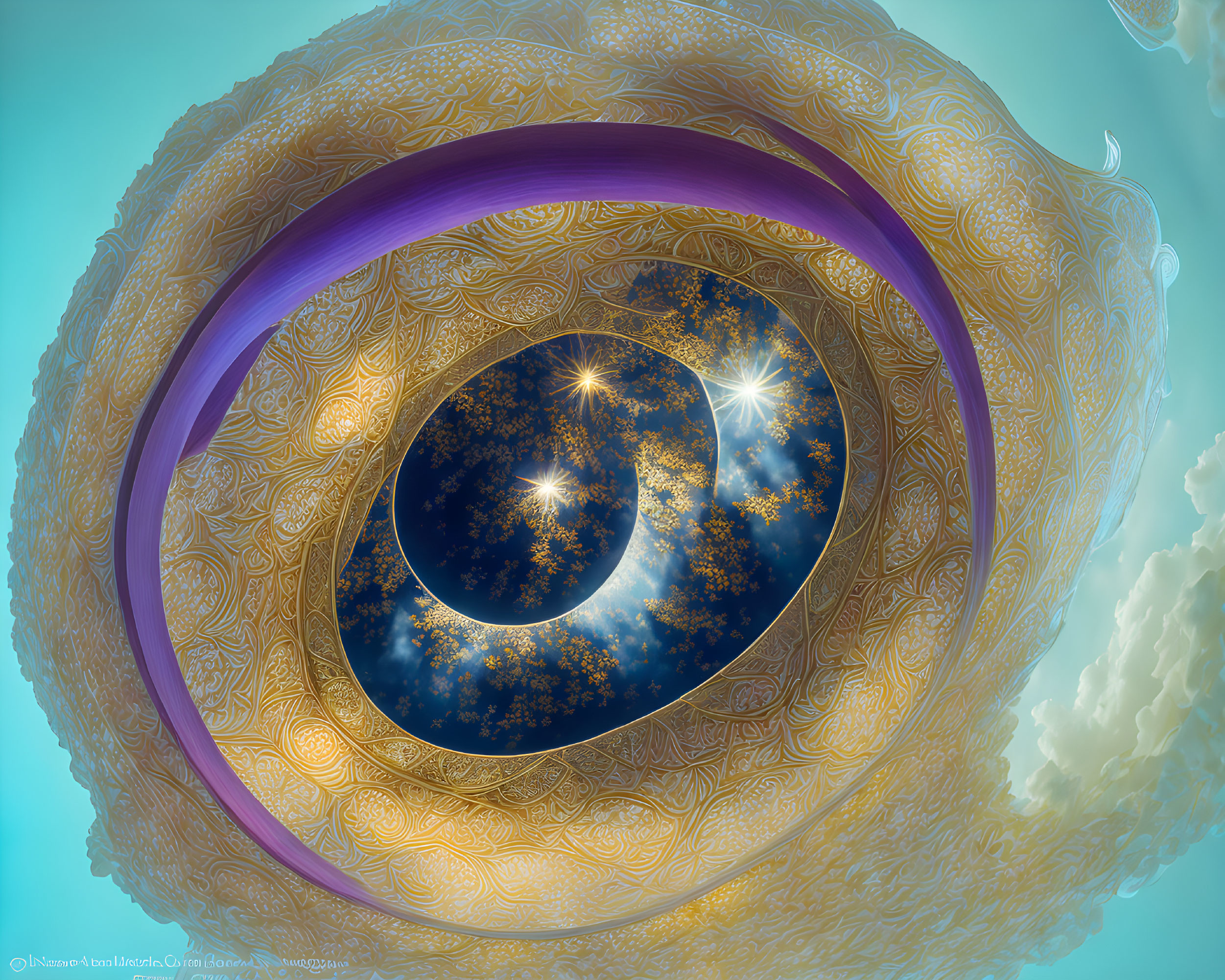 Golden Eye Portal: Celestial Connection