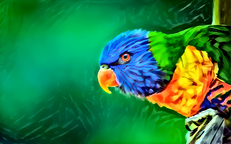 Painted bird