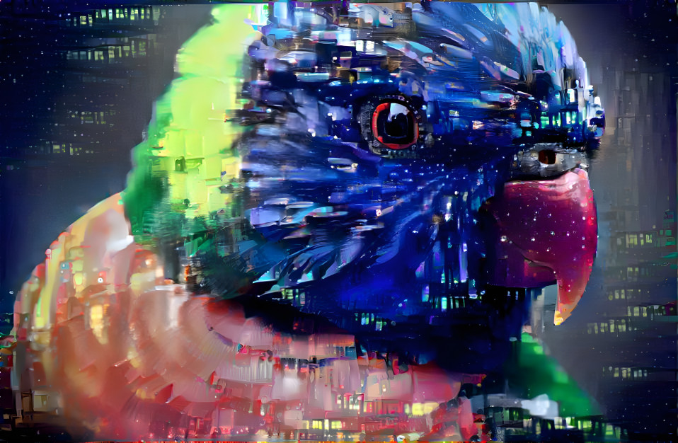 Another bird? Deep dream