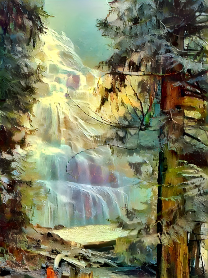 Ethereal Waterfall