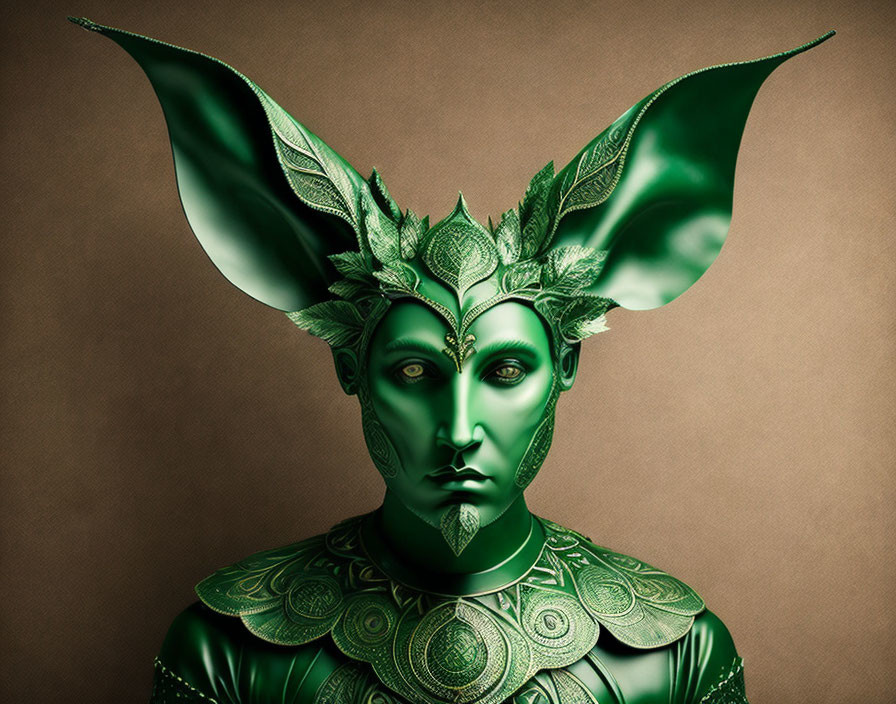 green men whit big ears