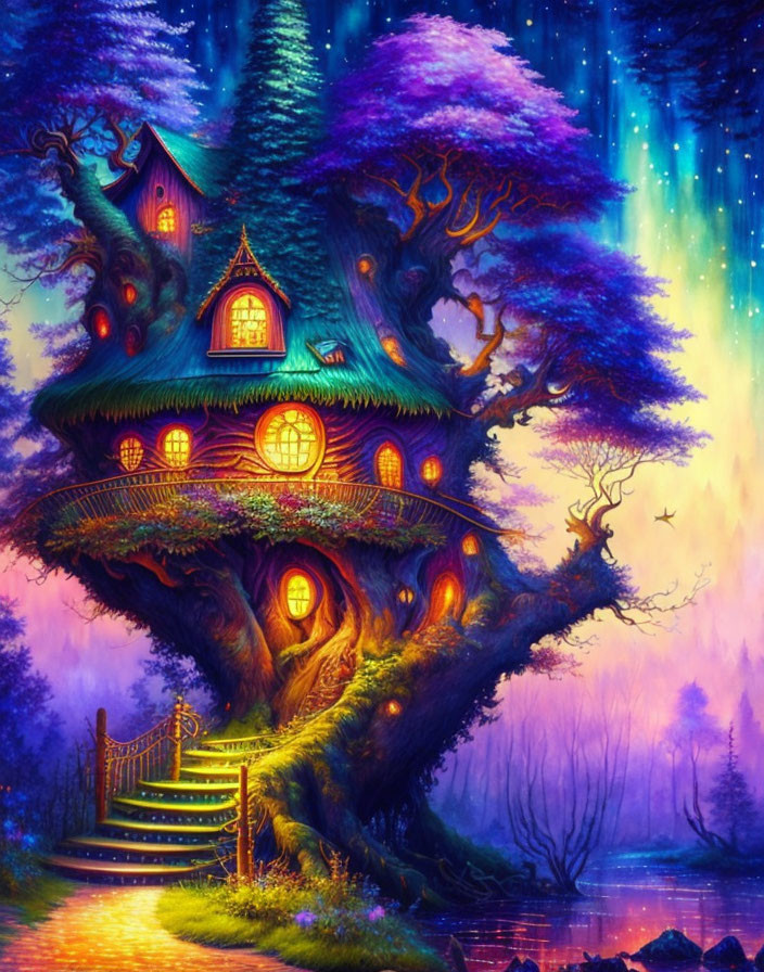 A magical treehouse