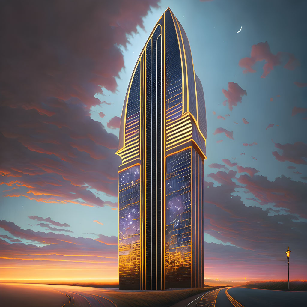 The skyscraper 