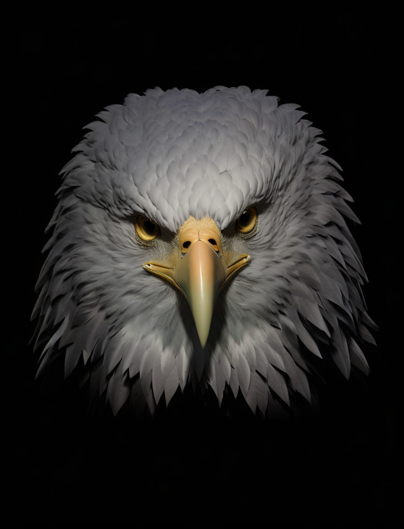 Bald Eagle Close-Up: Piercing Yellow Eyes & Beak