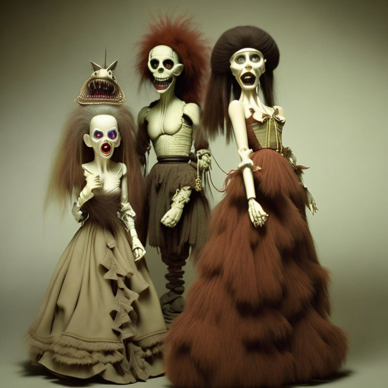 Creepy Animated Characters in Victorian-Esque Attire