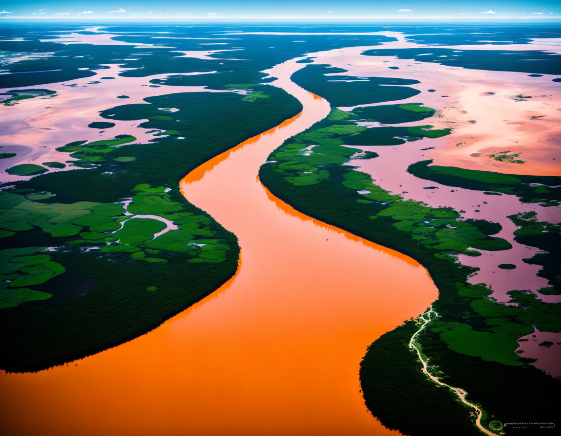 Amazon River delta