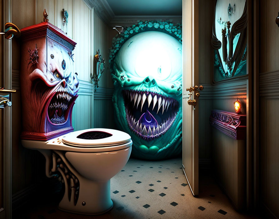 Scary toilet 