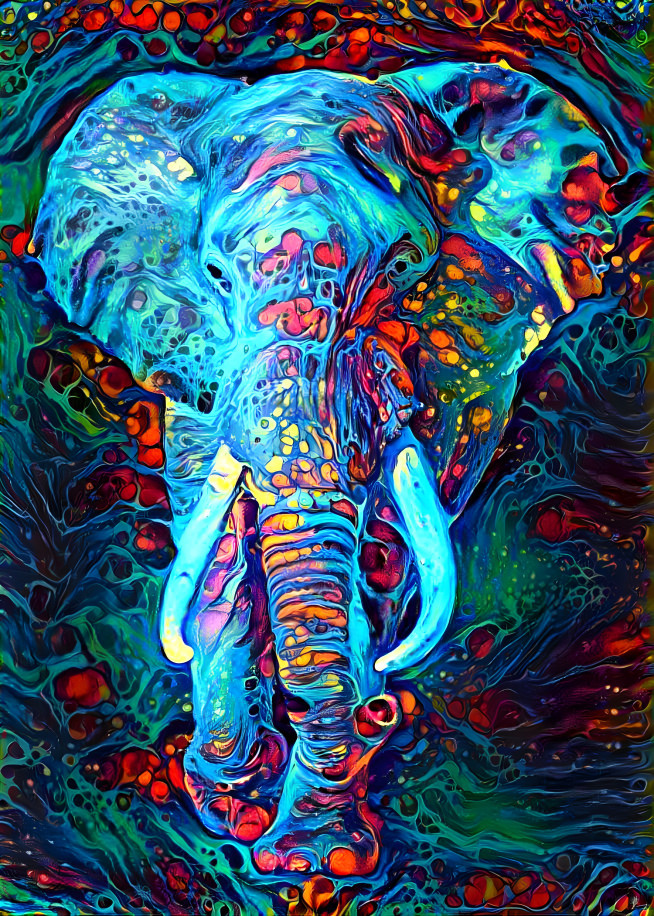 Holi elephant