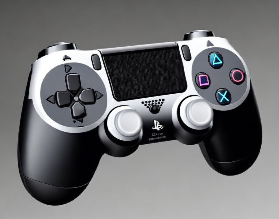 Monochrome DualShock 4 Controller for PlayStation with Analog Sticks