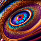 Detailed Digital Artwork of Intricate Eye Patterns