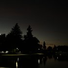 Starry Night Sky Over Serene Lake