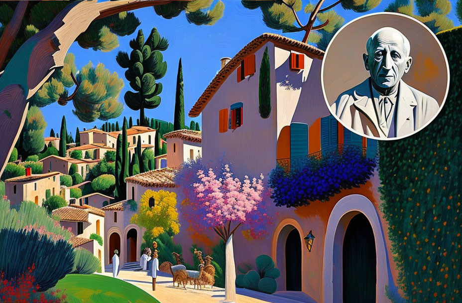 Picasso landscape Mougins 1