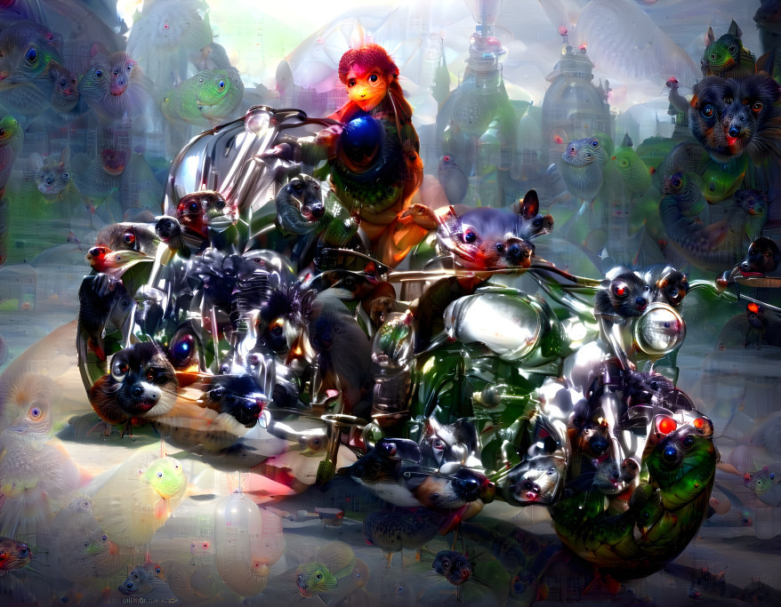 Hell Biker Deep Dream