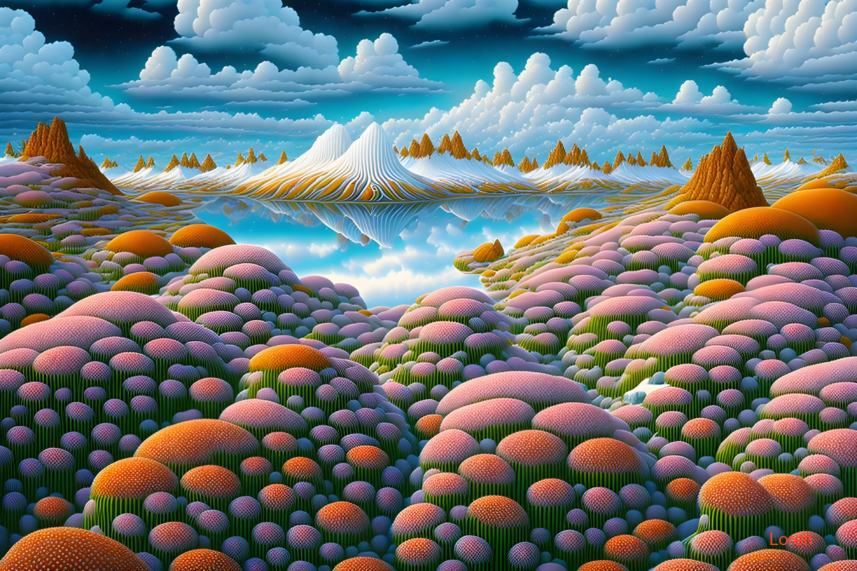 Dreamy Hills: A Surreal Landscape