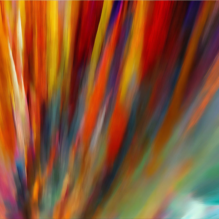 Vibrant blurred streaks of colorful abstract backdrop