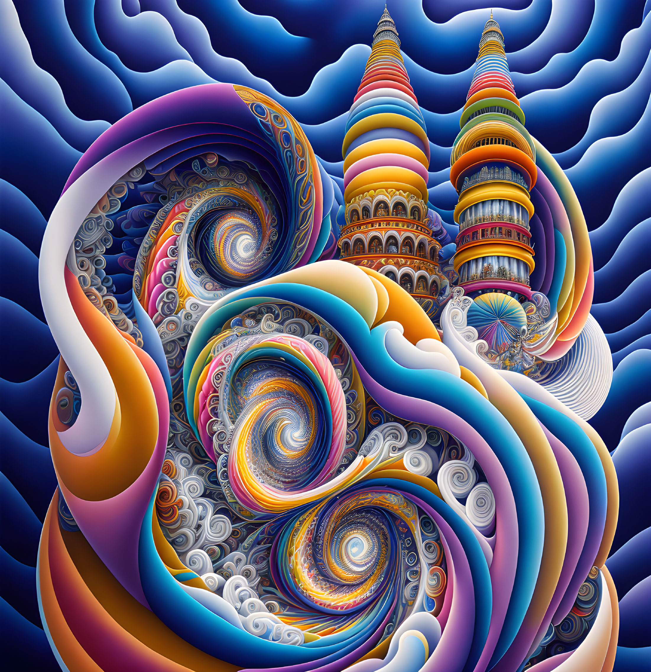 Colorful Abstract Art: Swirling Patterns & Vibrant Colors