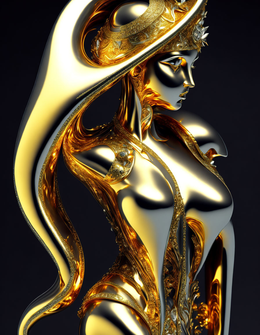 Golden lady