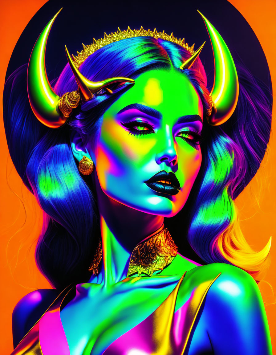 Neon demoness 