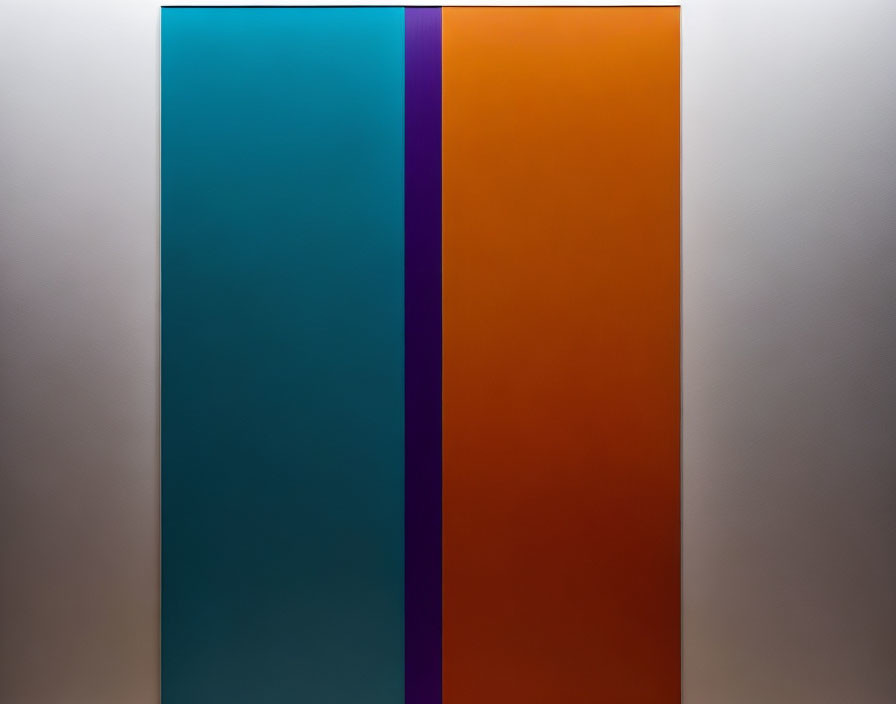 Teal and Orange Gradient Image with Purple Line