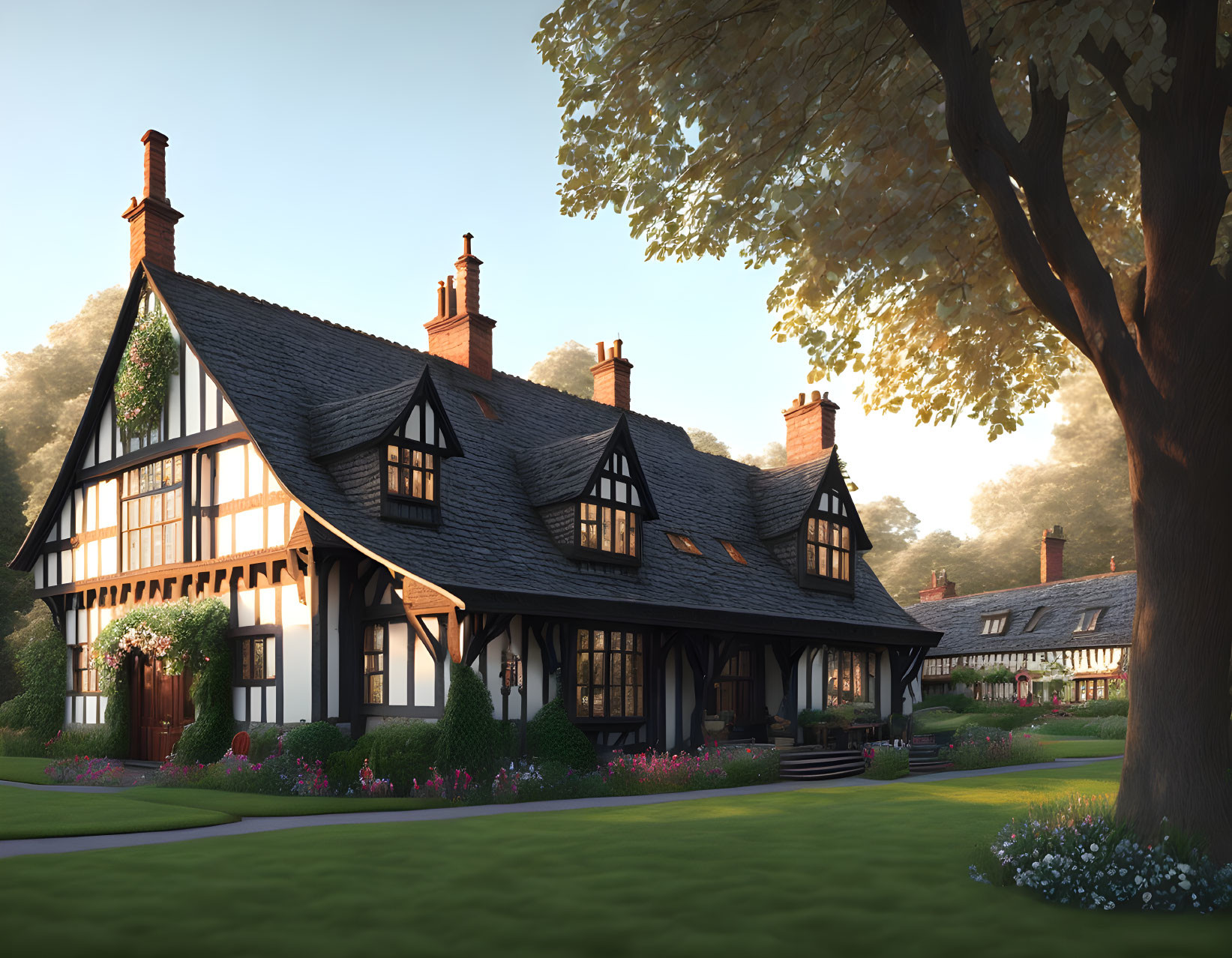 Rustic Charm - A Tudor Style Home