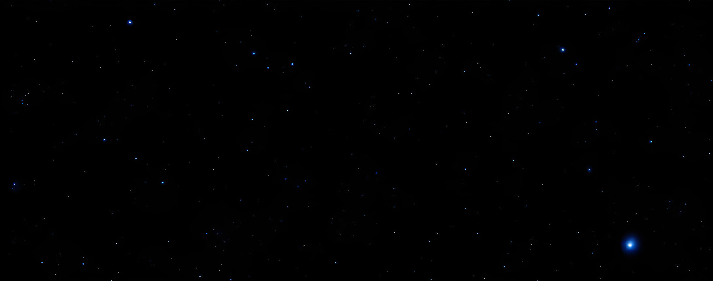 Dark Night Sky Filled with White Stars