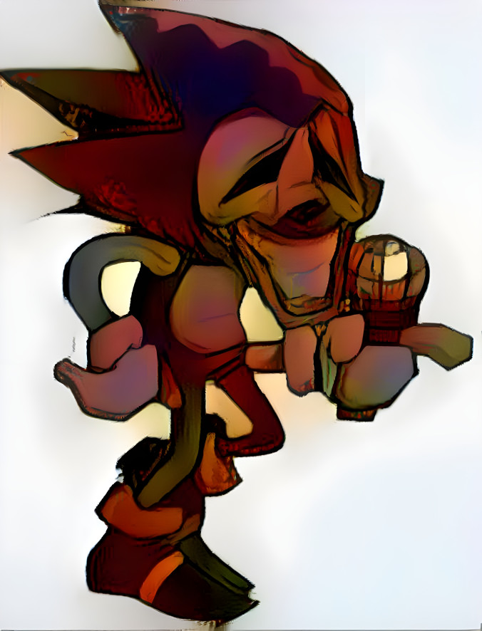 red majin sonic