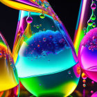 Vibrant liquid and bubbles in dynamic macro environment