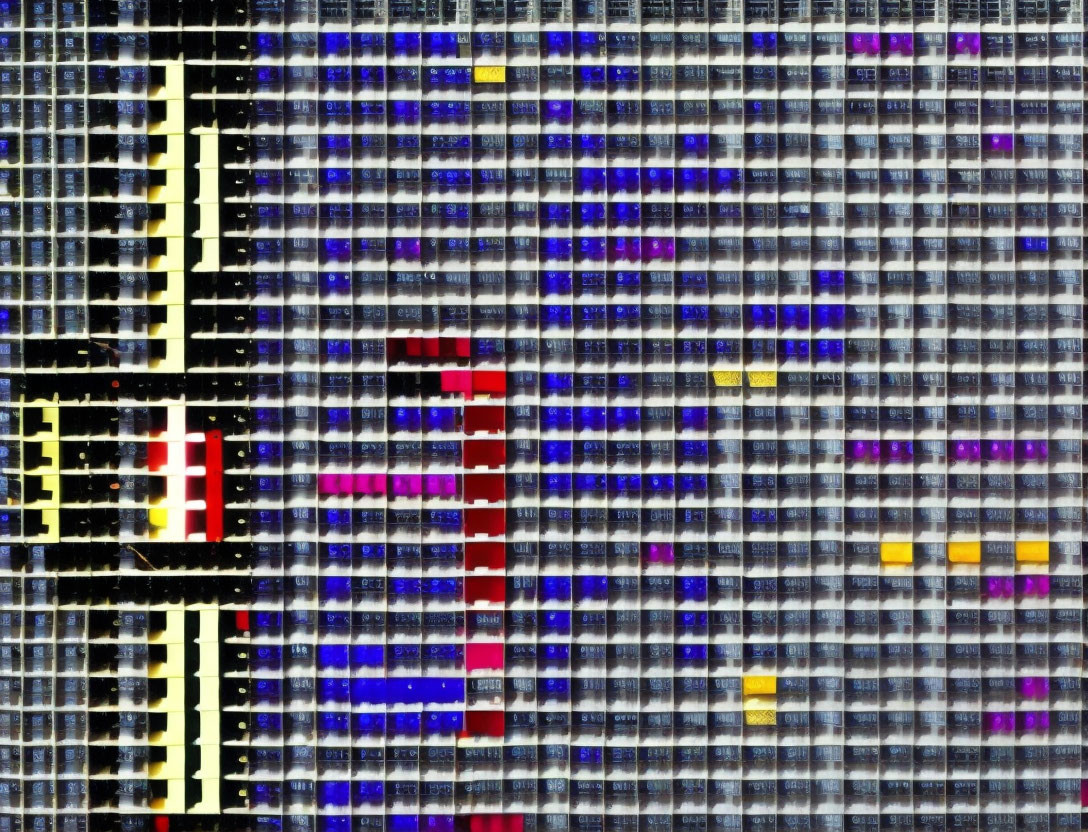 Detailed view of computer motherboard components