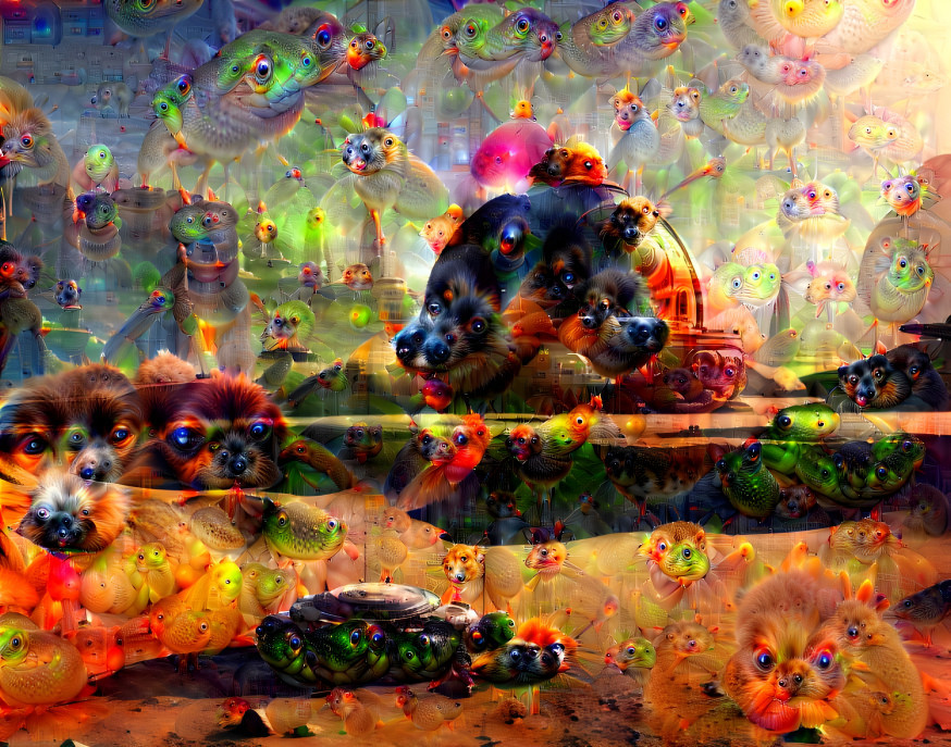 Psychedelic Animal Mars Colony