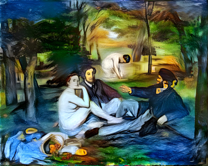 Le dejeuner sur l'herbe-Manet