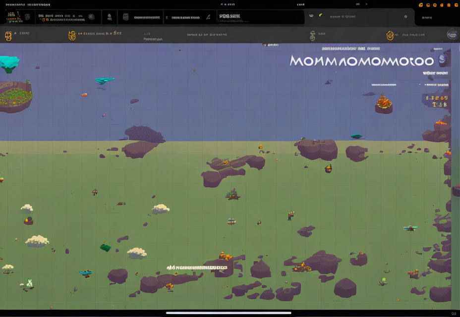 Online Multiplayer Game Screenshot: Animated Characters on Dark Map