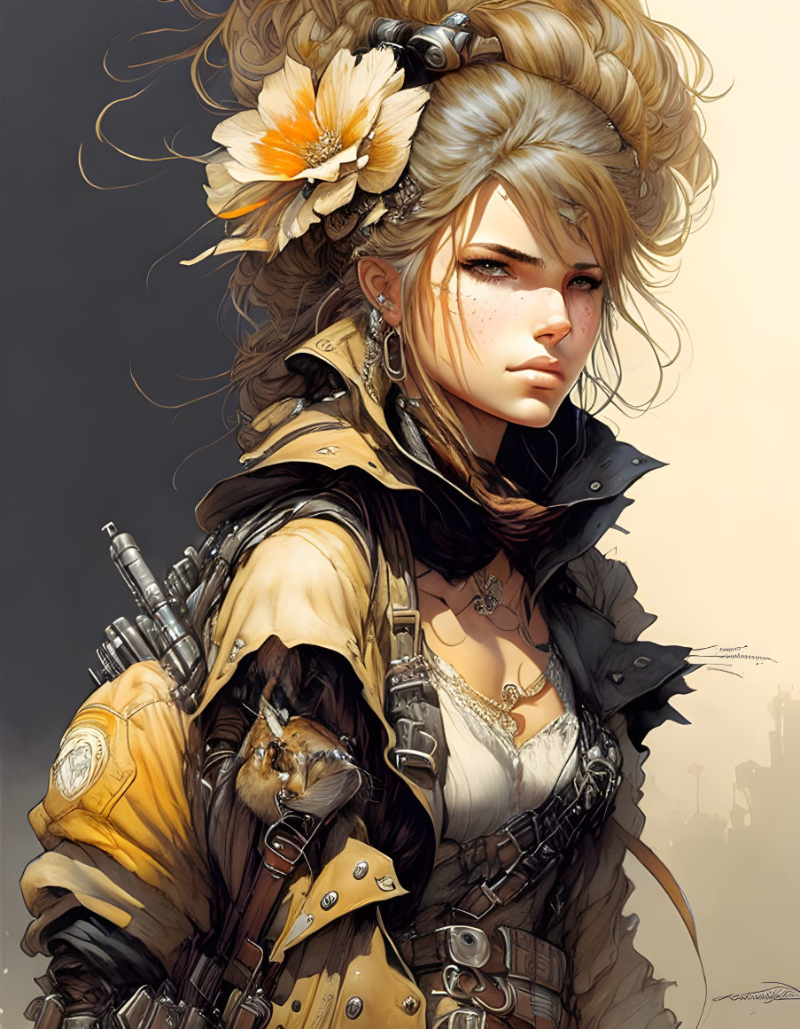 A female bounty hunter