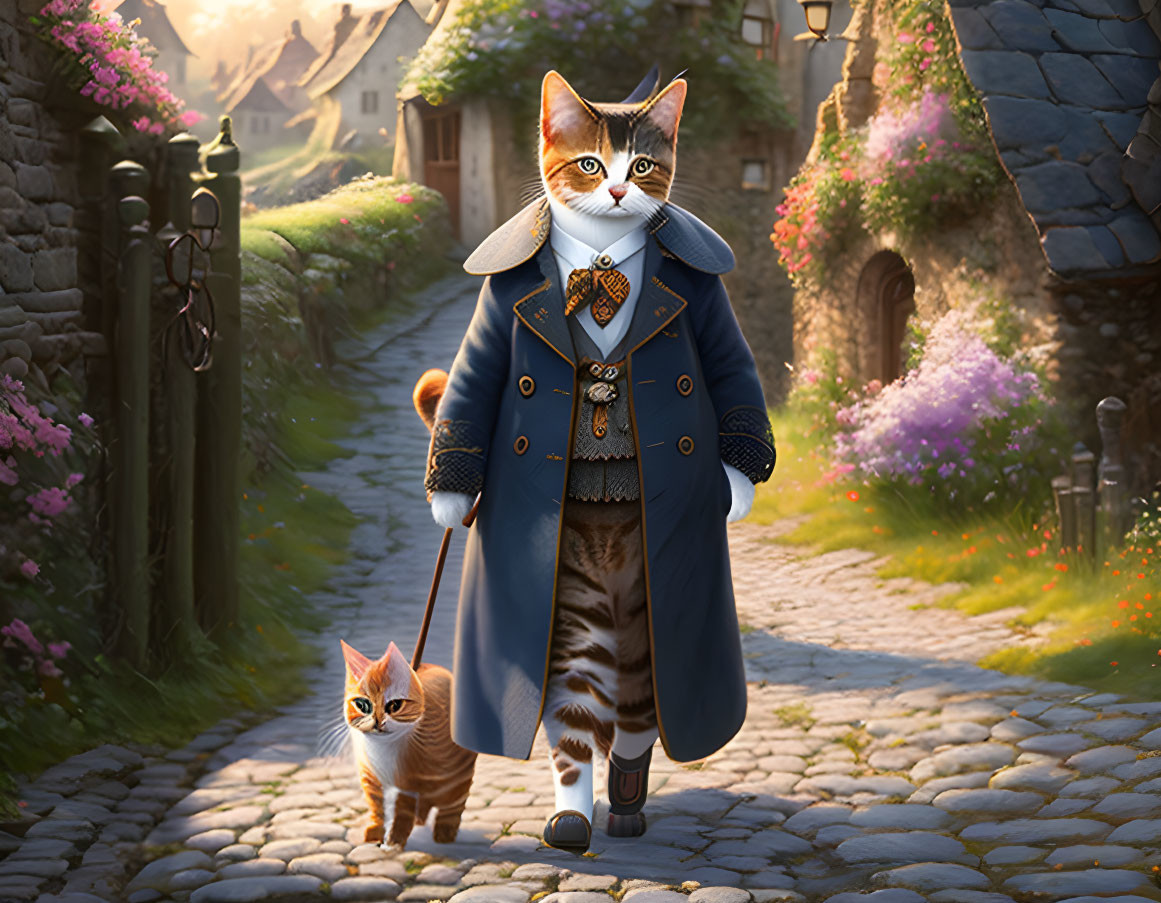 Gentleman cat villager