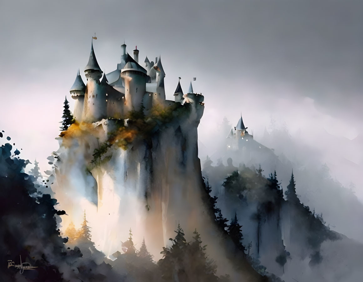  A castle on the hill